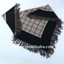 square checked scarf